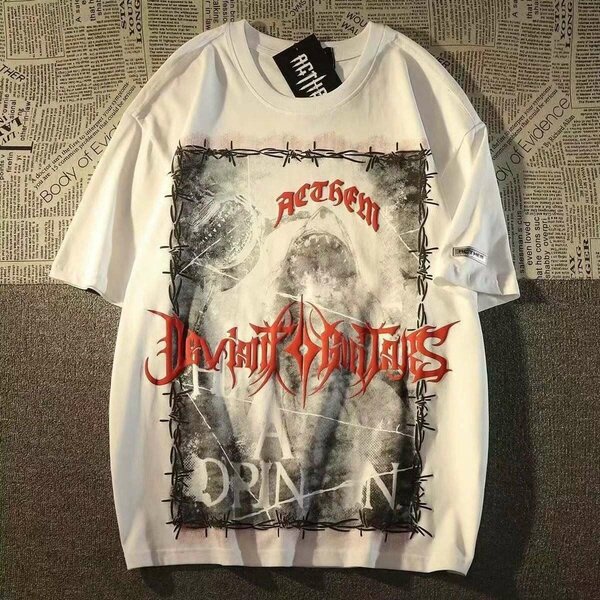 T-shirt unisexe imprimé artistique