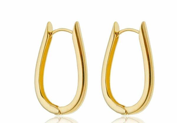 Boucles d'oreilles dorées élégantes