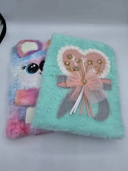 Carnet peluche licorne