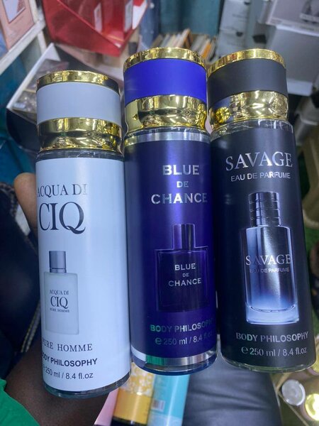 Body splashes for men