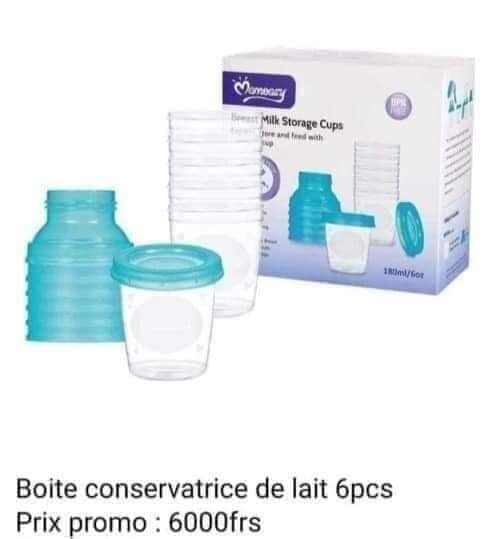 Boite conservatrice de lait 6pcs