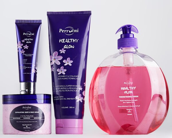 Healthy glow lightening body set