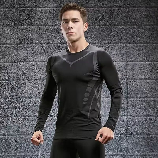 T-shirt thermique homme compression