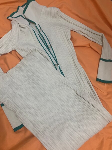 Robe longue boutonnée chic