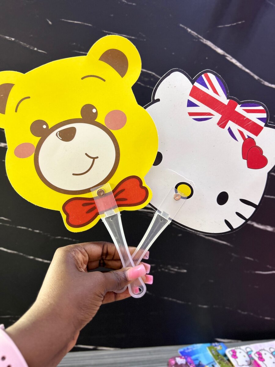 Kids hand fan