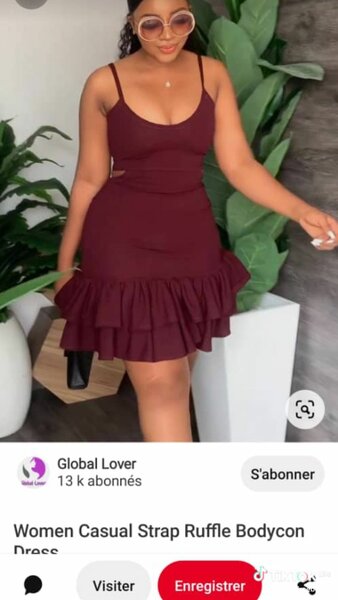 Robe Femme Volants