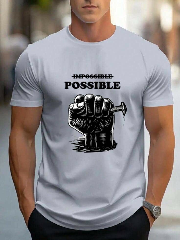 T-shirt Motivant Homme