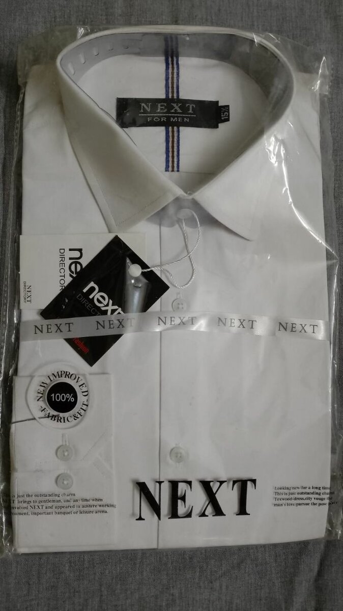 Pure cotton Men's dress shirt