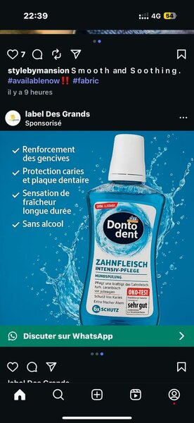 Bain de Bouche Sans Alcool