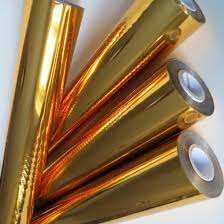Golden foil paper 25 feet roll