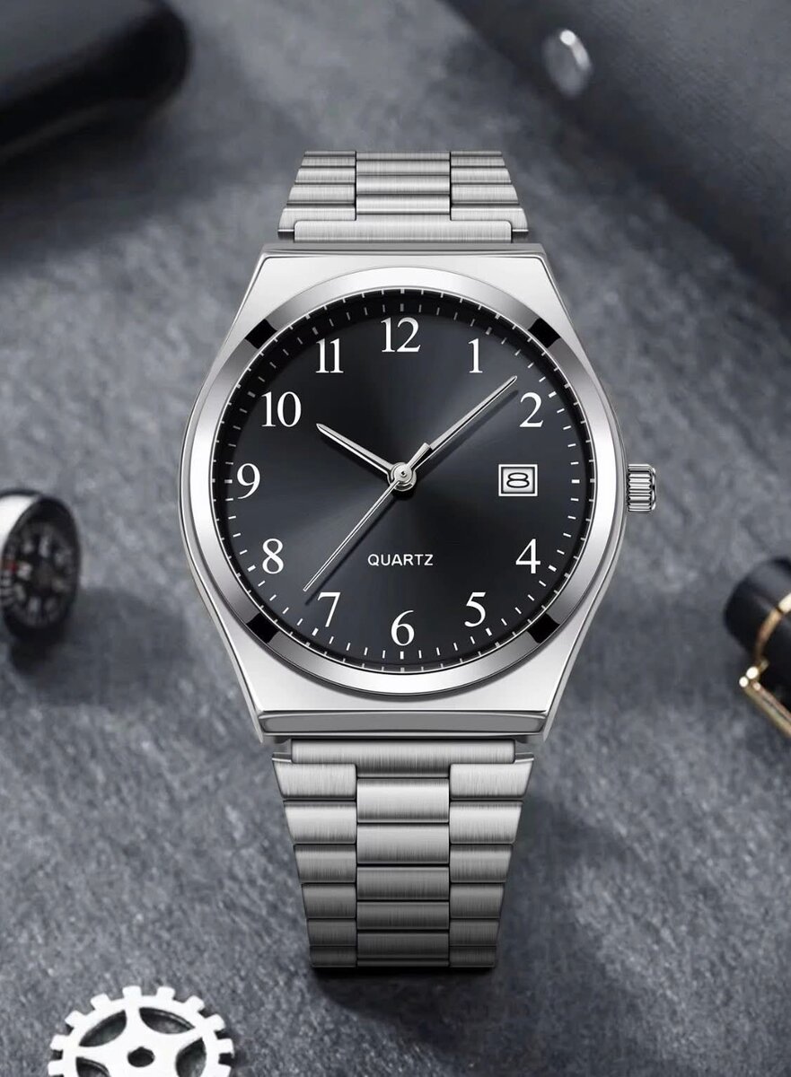 Montre en Acier Inoxydable Élégante