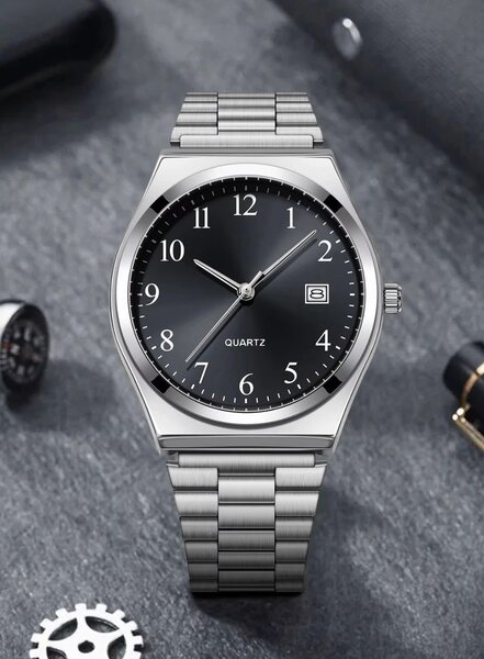 Montre en Acier Inoxydable Élégante