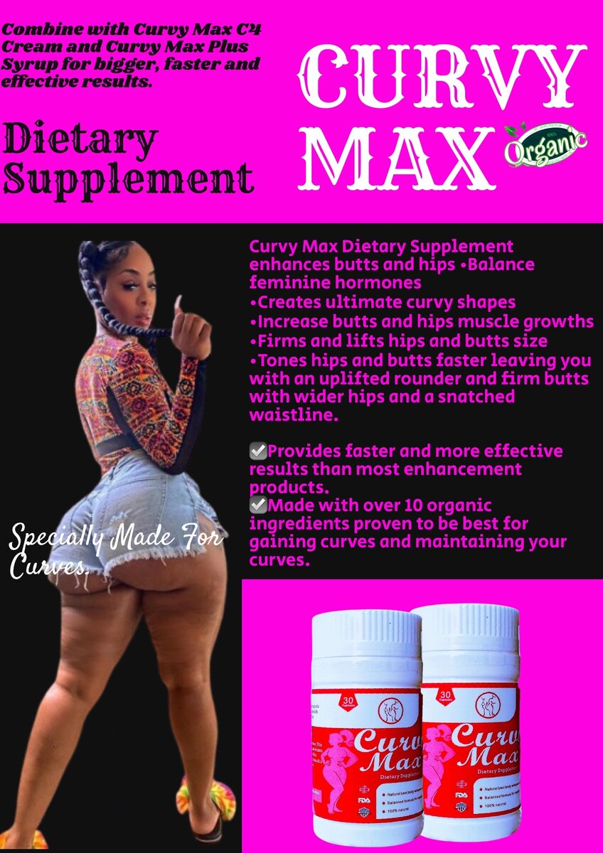 Butt & hips enlargement supplement