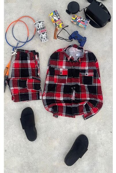 Pyjama à carreaux homme