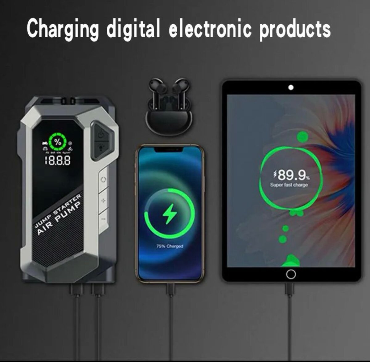 Chargeur haute puissance Dispositif de démarrage Outil durg