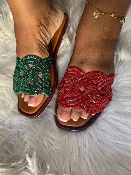 Chic Sandales Perles Été