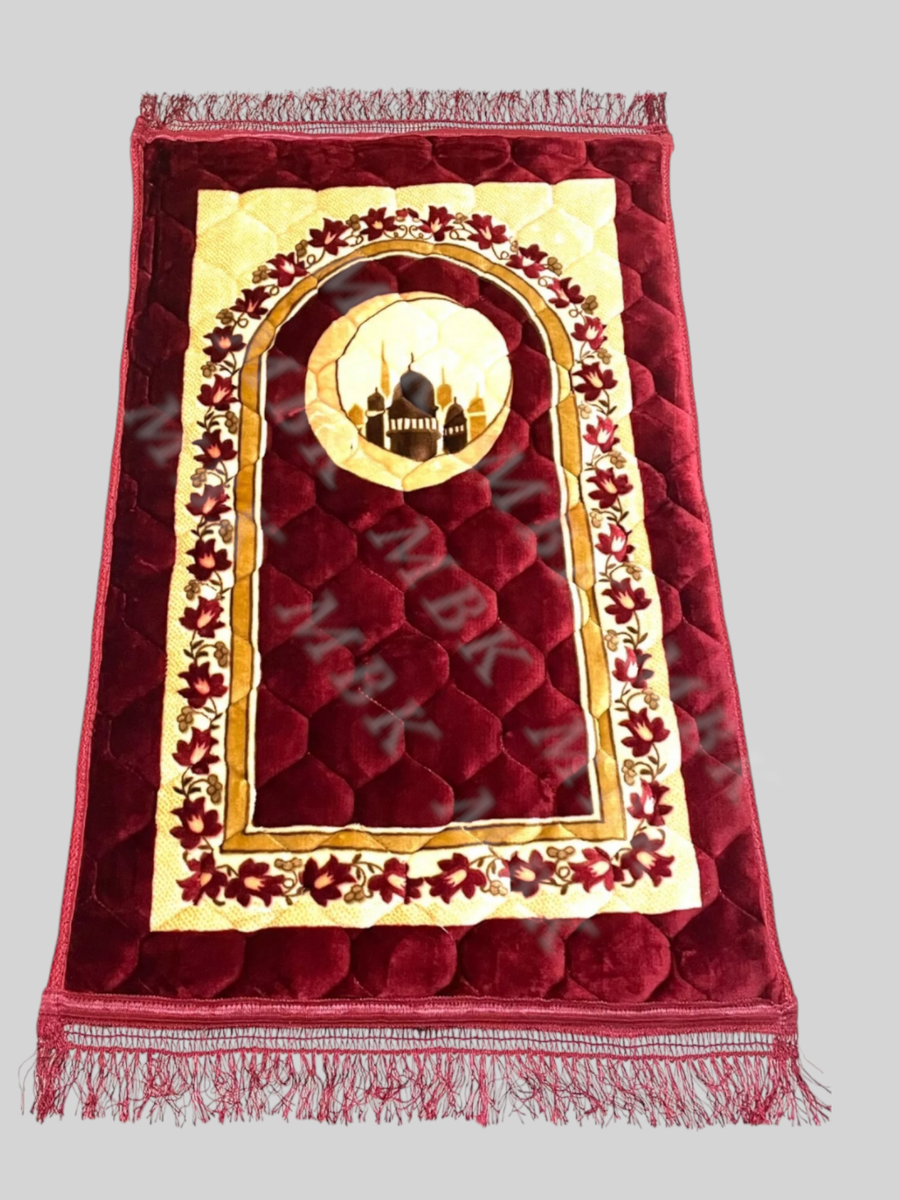 Tapis de prière velours élégant