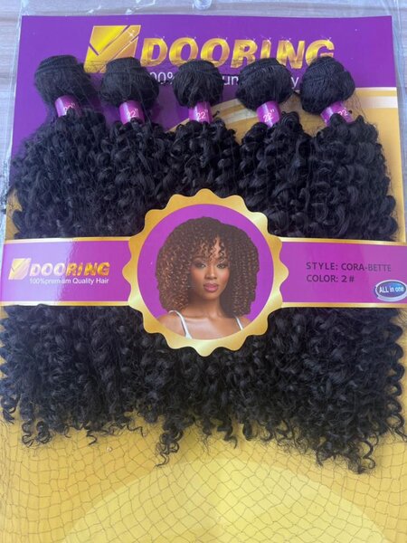 Extensions cheveux bouclés 100% naturel