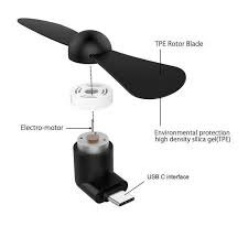 Mini ventilateur Type-C