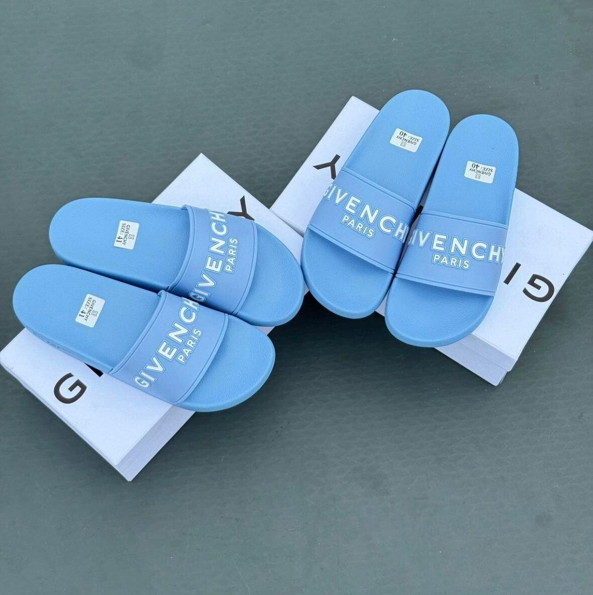 Claquettes de luxe élégantes