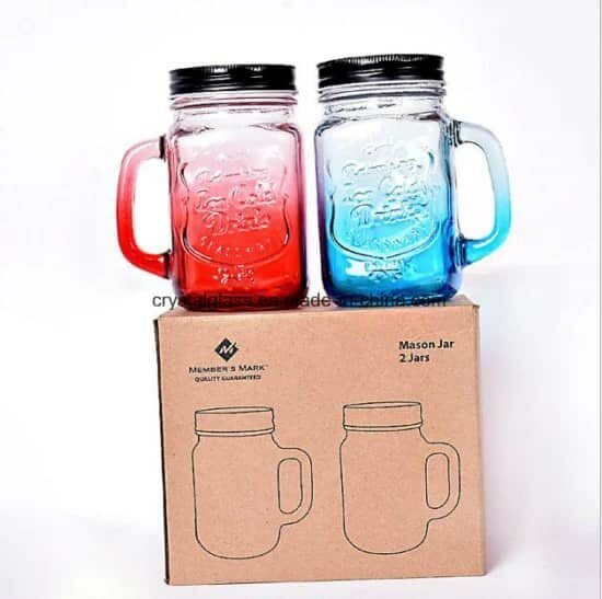 Bocaux Mason avec Pailles