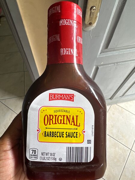 Sauce barbecue originale Burman's