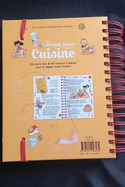 Livre de recettes Larousse