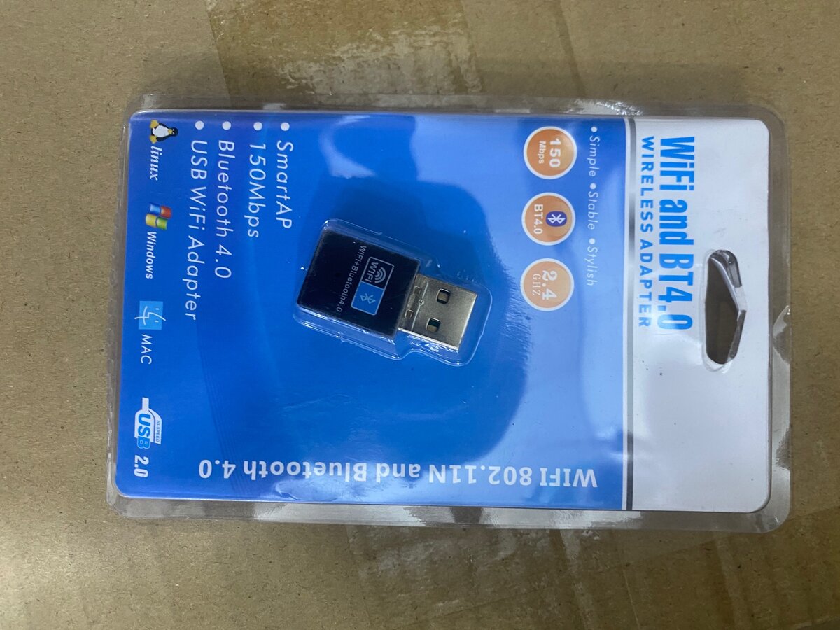 Bluetooth and Wi-Fi Adapter