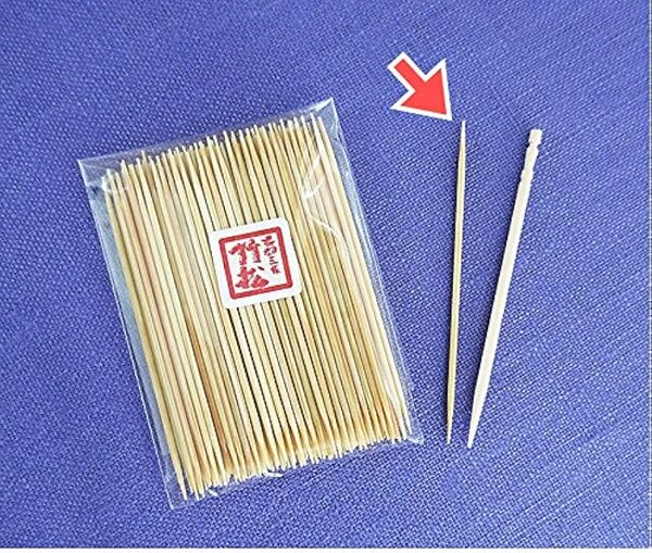 Cure-dents en bois naturel