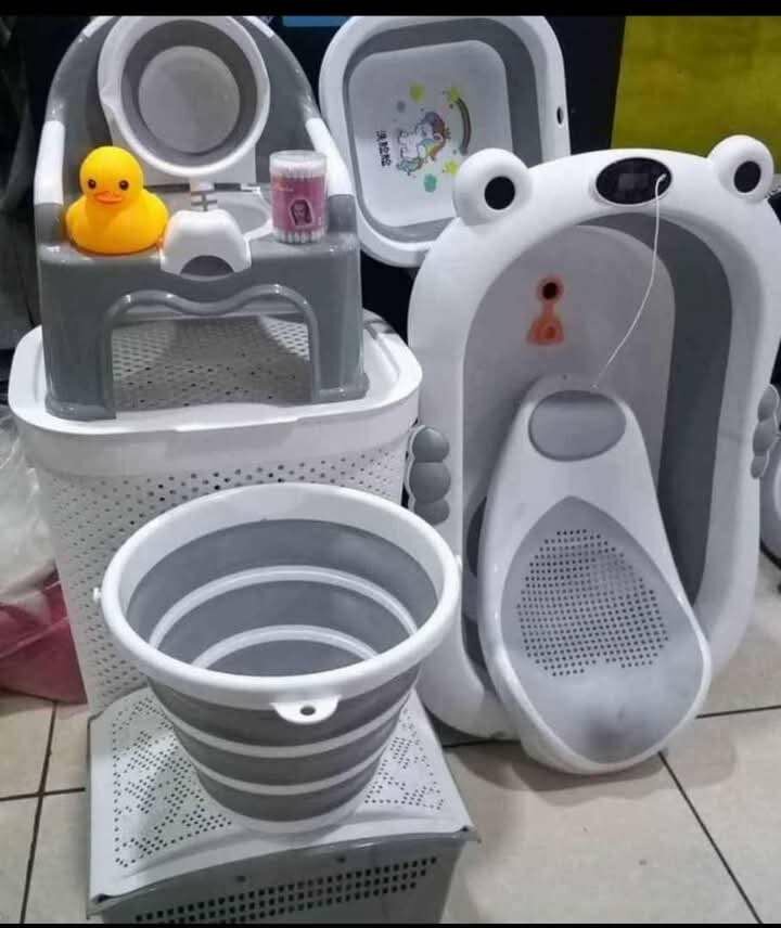 Ensemble baignoire pliable