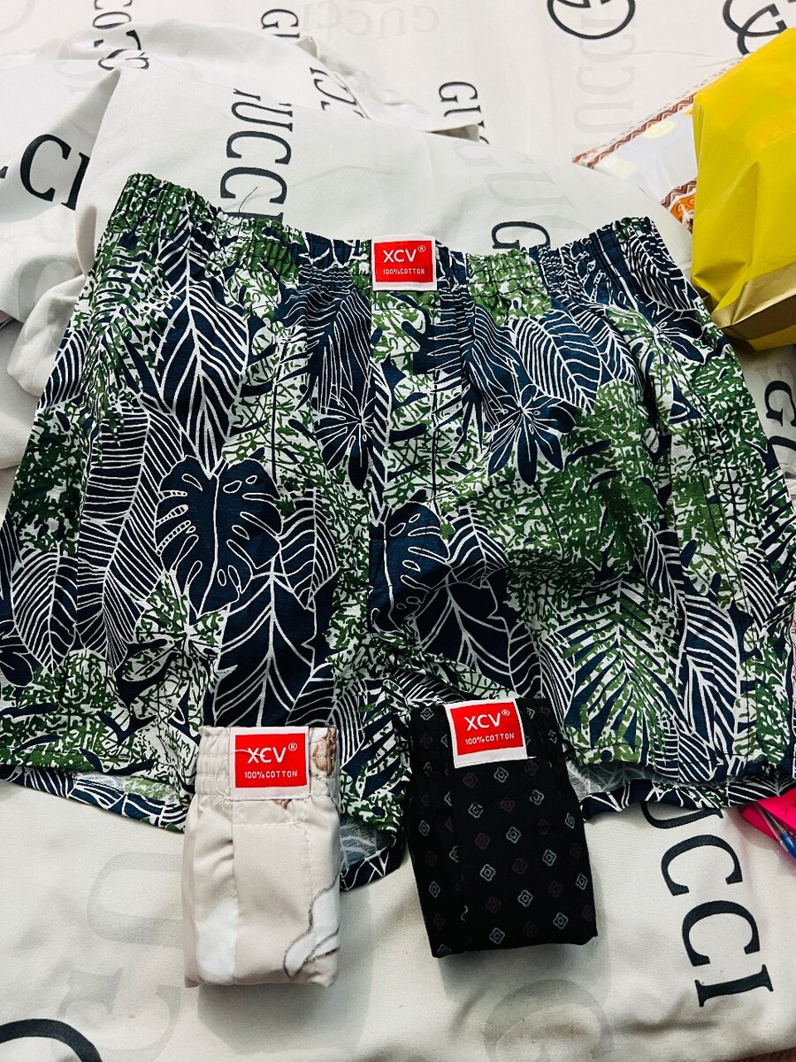 Boxers homme en coton XCV