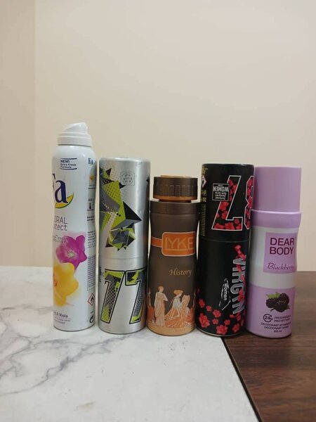 Mixed body spray. 6 pcs