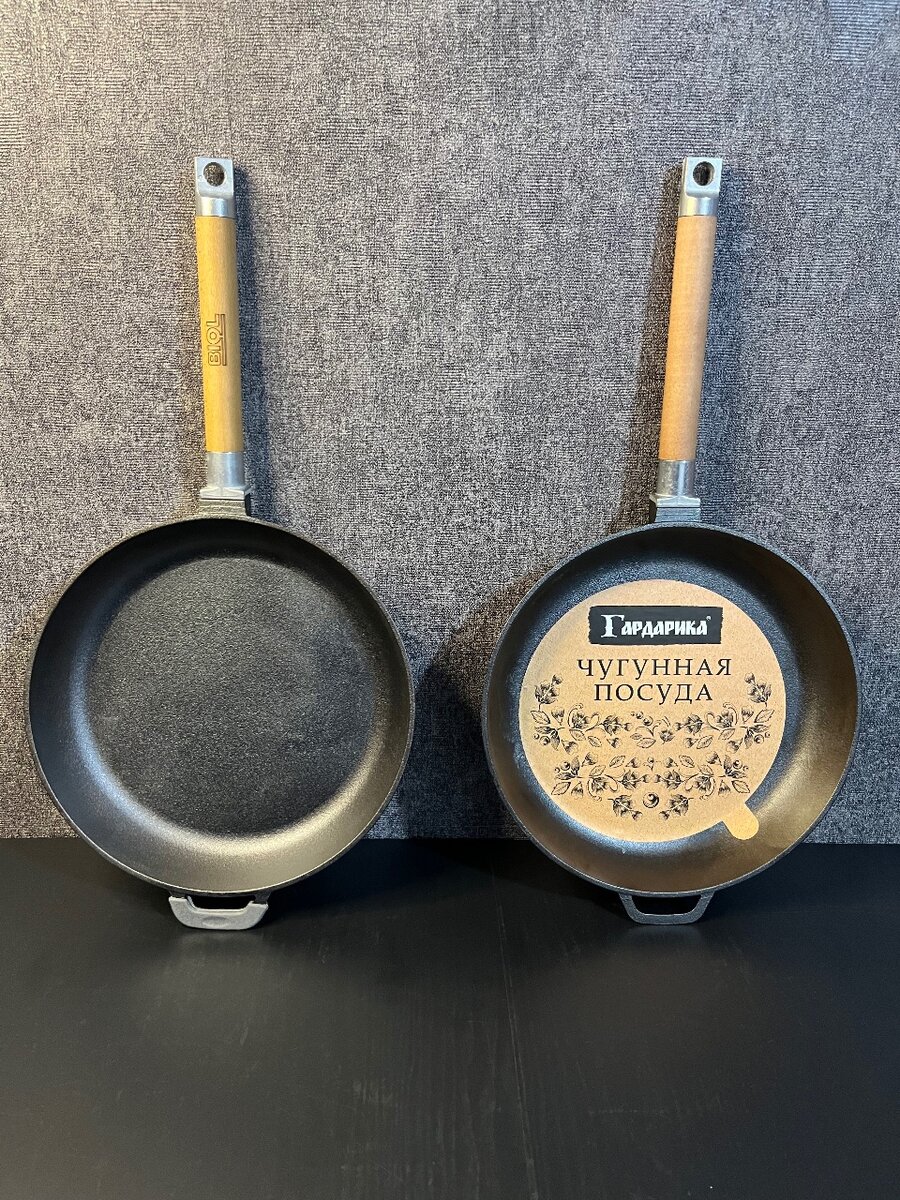 Чугунные сковороды 24,26см