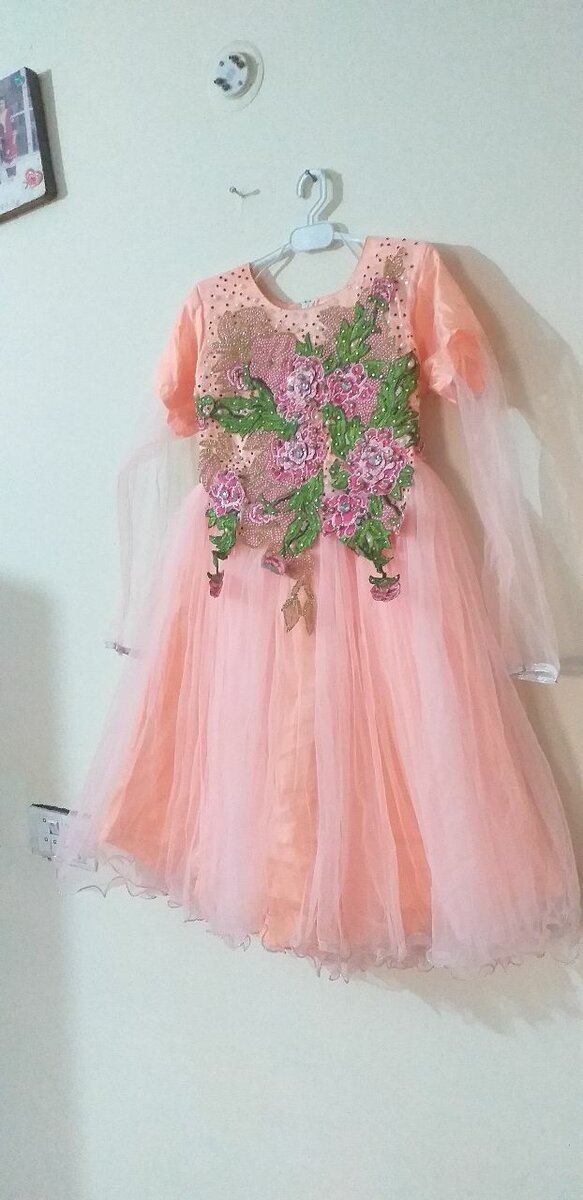 Long barbie maxi 2 in one frok skirt