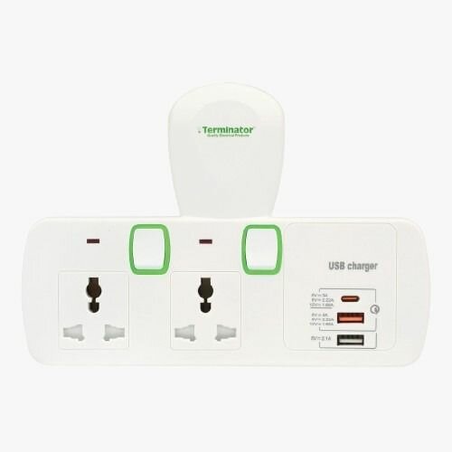 2 Way Universal T Socket