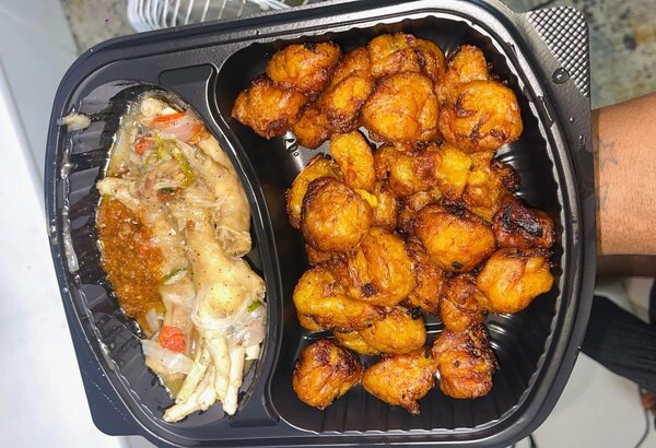 Purée de banane plantain fris