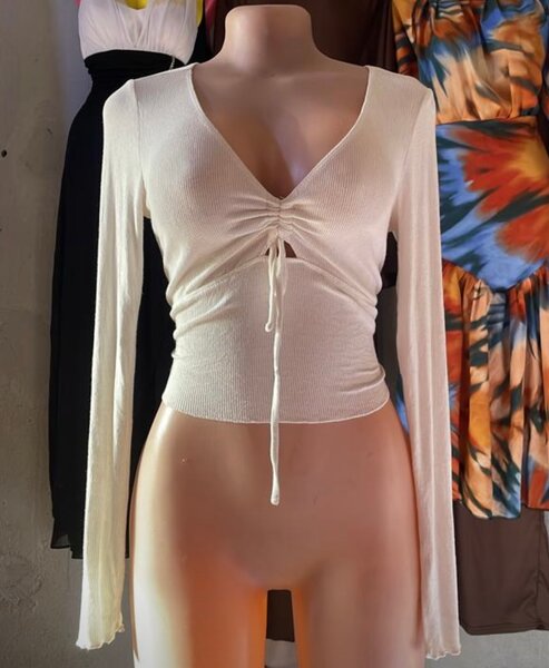 Top femme manches longues élégantes