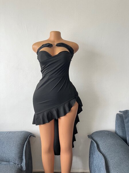 Black evening dress