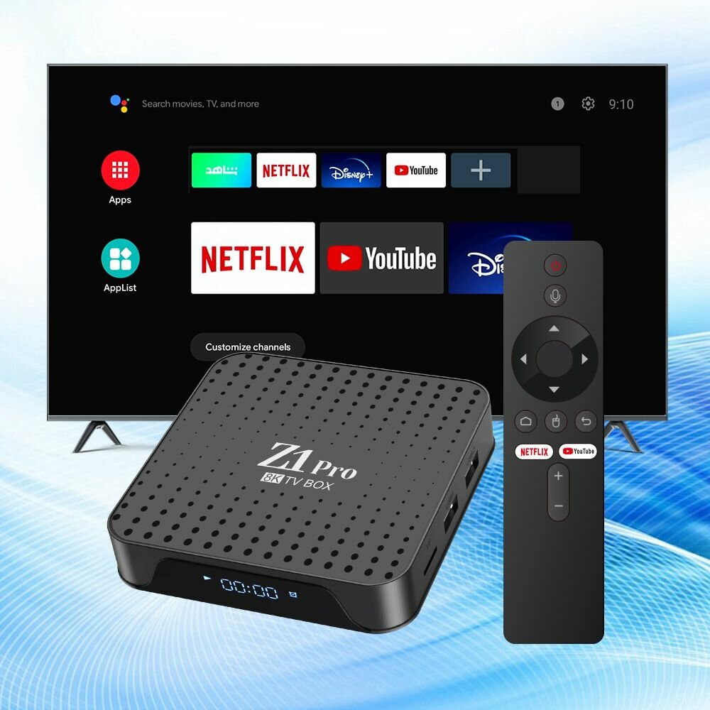 Box TV Android Commande Vocale