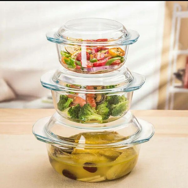 Soupière en verre
