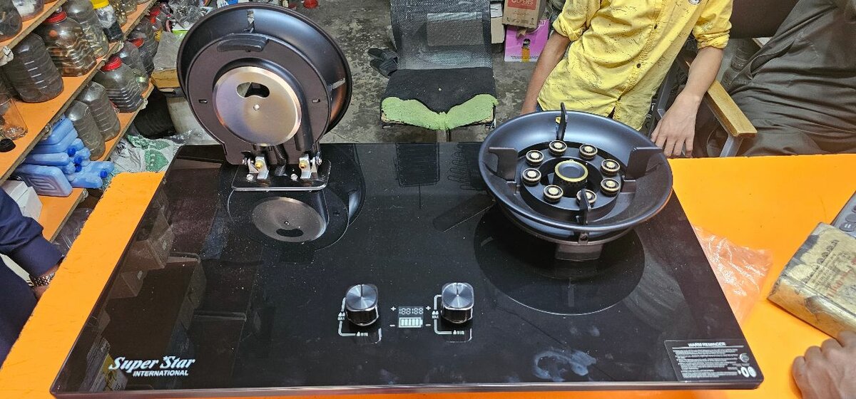 Super star builtin hob folding burner