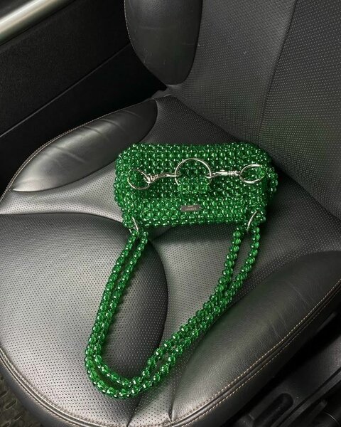 Sac bandoulière stylé perles