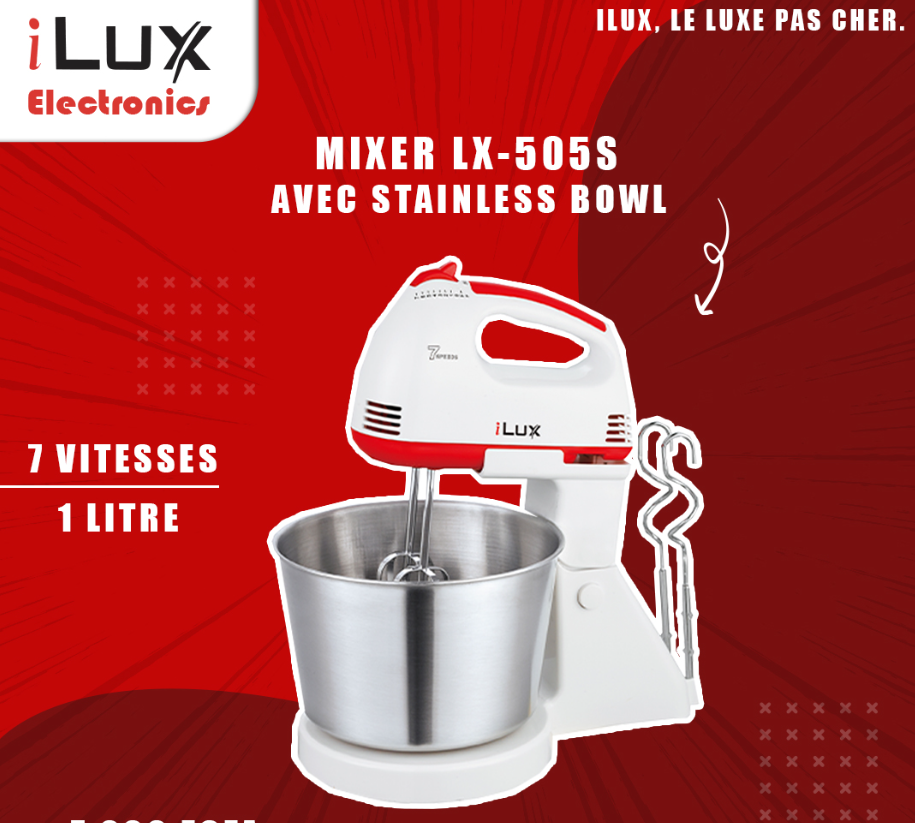 Mixer LX505S Avec Stainless Bowl 