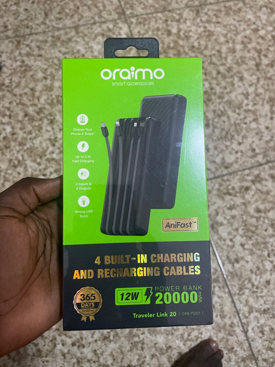 Oraimo Power Bank 20000mAh