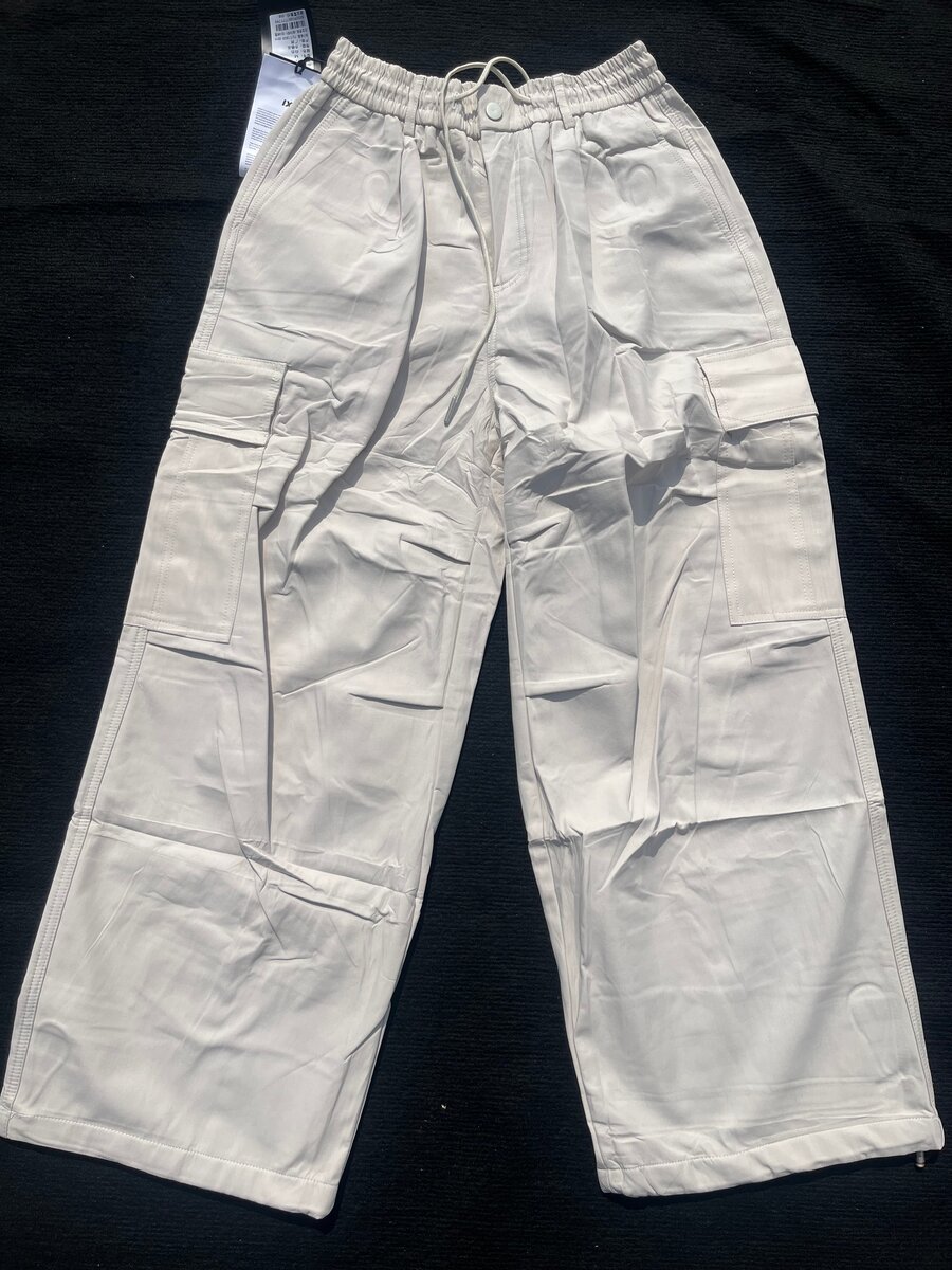 Pantalons cargo à cordon