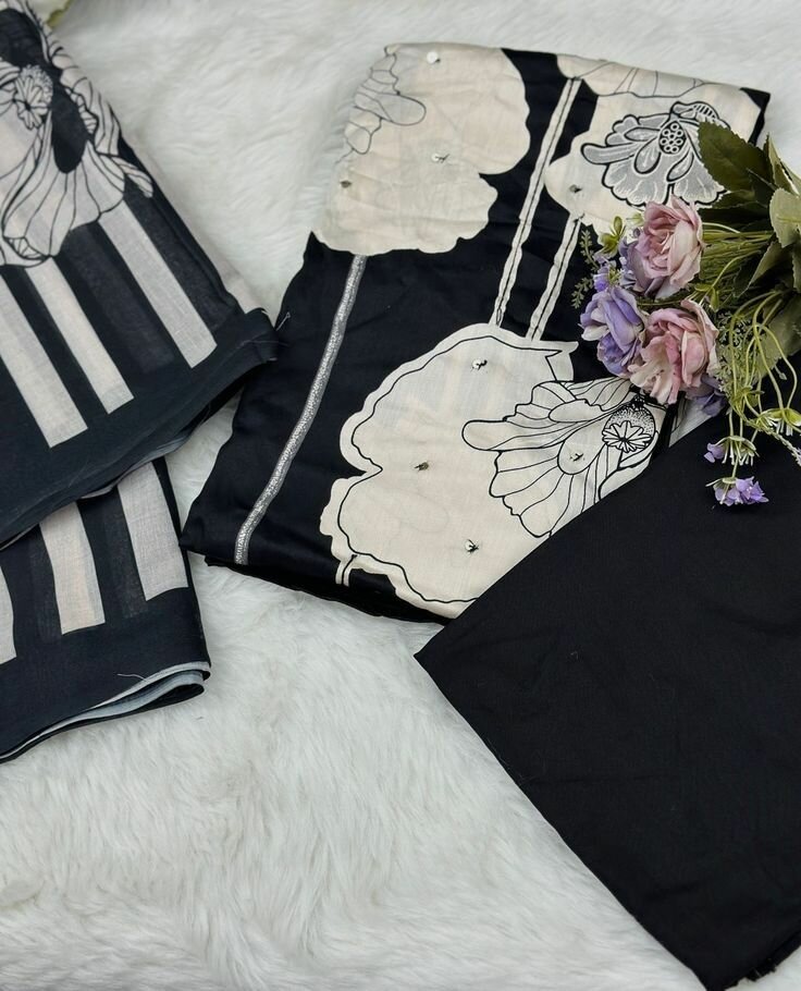 Cotton 3 Pice Suit