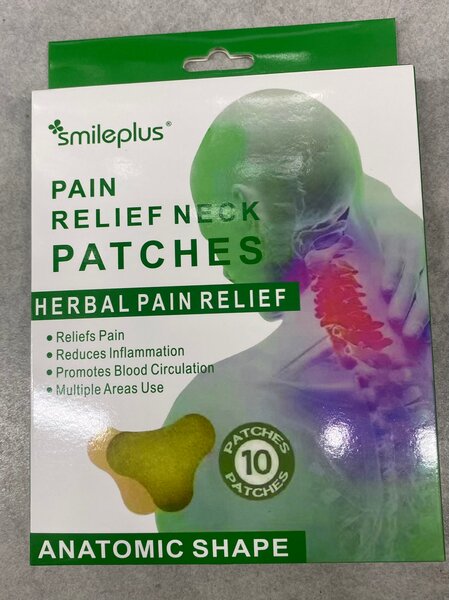 Patchs soulagement douleur cou