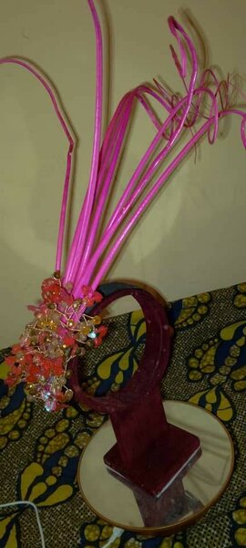 Pinky crystal fascinator