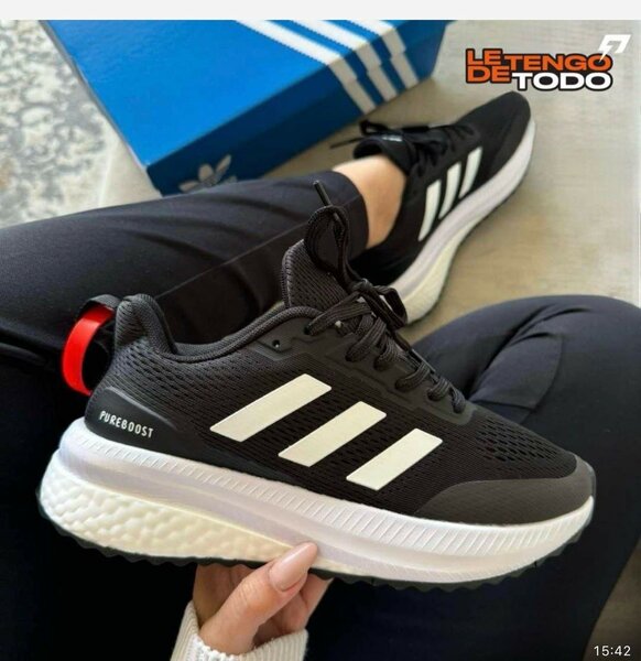 Adidas pureboost black/white