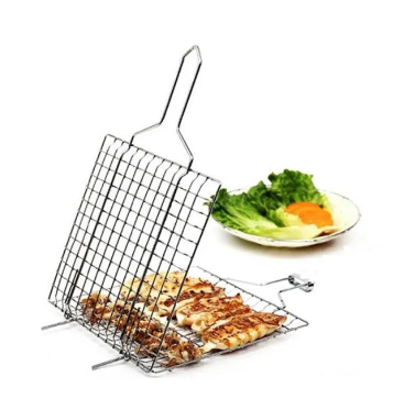 Bar B Q Hand Grill (12*12) Inches For Fish and Chicken